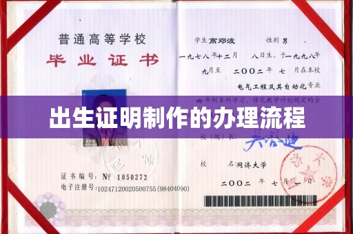 卧龙出生证明制作的办理流程