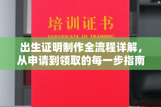 卧龙出生证明制作全流程详解，从申请到领取的每一步指南
