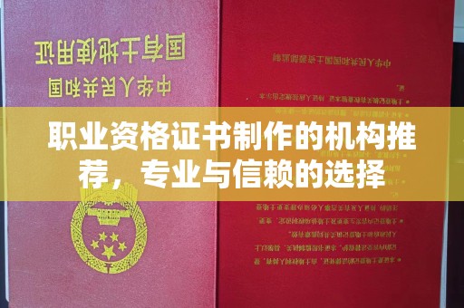 卧龙职业资格证书制作的机构推荐，专业与信赖的选择