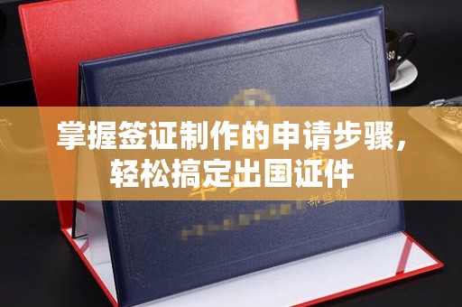 卧龙掌握签证制作的申请步骤，轻松搞定出国证件