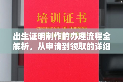 卧龙出生证明制作的办理流程全解析，从申请到领取的详细指南